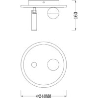 Точечный светильник Escada 20022LED 20022SMA/01LED SWH