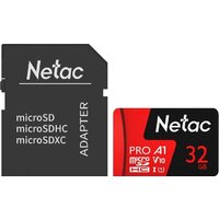 Карта памяти Netac P500 Extreme Pro 32GB NT02P500PRO-032G-R (с адаптером)