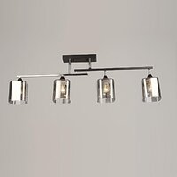 Припотолочная люстра Aitin Pro НПБ 02-4x60-101 K2326/4 (черный/хром)