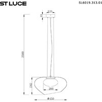 Припотолочная люстра ST Luce SL6019.313.01