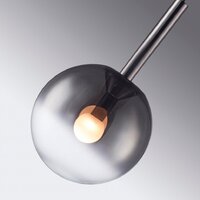 Подвесная люстра iLedex Aura 8615P-1L BK-SM