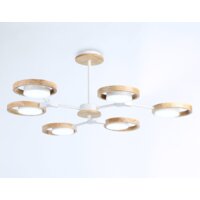 Люстра средней высоты Ambrella light FL51615/6 WH/LW