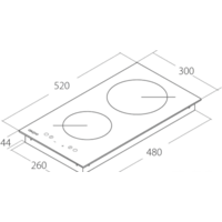 Варочная панель Akpo PKA 30830 BL