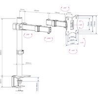 Кронштейн для монитора Arm Media LCD-T03