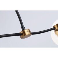 Люстра средней высоты Ambrella light Traditional TR2555/6 BK/SB