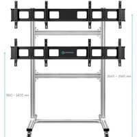 Стойка для телевизора Onkron FSPRO2L-22 (серебристый)