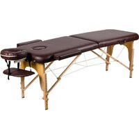 Массажный стол Atlas Sport складной деревянный 2-с 70 см (коричневый)