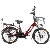 Электровелосипед Eltreco Green City E-Alfa New (коричневый)