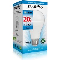Светодиодная лампочка SmartBuy A65 E27 20 Вт 6000 К SBL-A65-20-60K-E27