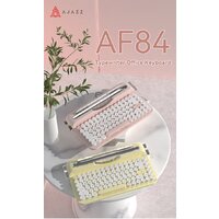 Клавиатура Ajazz AF84 (белый/желтый)