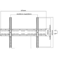 Кронштейн для телевизора SBOX PLB-2546T