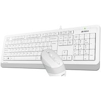 Офисный набор A4Tech Fstyler F1010 (белый/серый)