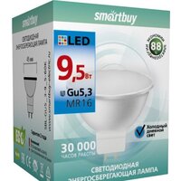 Светодиодная лампочка SmartBuy MR16 GU5.3 9.5 Вт 6000 К SBL-GU5_3-9_5-60K