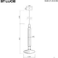 Подвесная люстра ST Luce SL6117.213.02