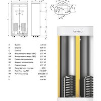 Бойлер косвенного нагрева Termica Amet 100 SX