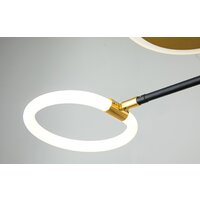 Люстра средней высоты Escada Cassiopeia 10247/8 LED LED*63W Black/Gold