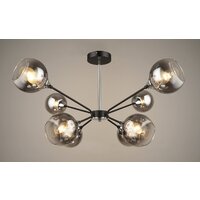 Люстра средней высоты Mirastyle SX-N-8326/8 BK+CH
