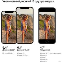 Смартфон Apple iPhone 12 mini 256GB Восстановленный by Breezy, грейд B (черный)