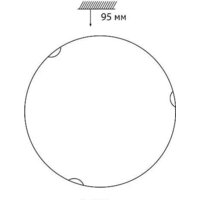 Светильник-тарелка Sonex Ammonite 7602/DL