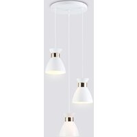 Подвесная люстра Ambrella light TR8467/3 WH/FGD (белый/золото)