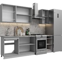 Готовая кухня Кортекс-мебель Корнелия Лира 1.8 (дуб сонома/марсель)