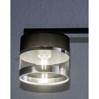 Люстра средней высоты Aitin Pro НПБ 02-3x40-101 N5395/3 (черный/хром)