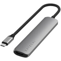 Док-станция Satechi 6-in-1 USB-C Slim Multiport Adapter ST-P6SM (серый)