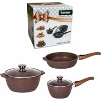Набор кастрюль Мечта Гранит Brown 001806