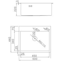 Кухонная мойка Gerhans K35044B (графит)