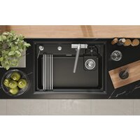 Кухонная мойка Granula KS-7308R (шварц)