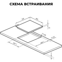 Варочная панель LEX EVH 430A BL