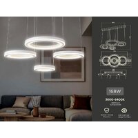 Подвесная люстра Ambrella light Acrylica FA4325