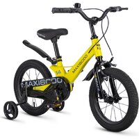 Детский велосипед Maxiscoo Space Стандарт Плюс 14 2026 MSC-S1451 (желтый матовый)