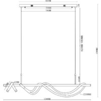 Подвесная люстра Moderli True V10685-PL