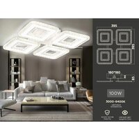 Припотолочная люстра Ambrella light FA FA4004