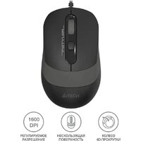 Мышь A4Tech Fstyler FM10S (серый/черный)