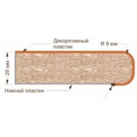 Шкаф напольный Кортекс-мебель Корнелия Лира НШ30р3ш (дуб сонома-марсель)
