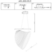 Подвесная люстра Aployt APL.655.03.21
