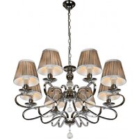 Подвесная люстра iLamp Holiday RM6116/8 (хром)