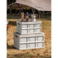 Органайзер для хранения Happy Home складной со столиком и ручками HH-003 30 л (белый)
