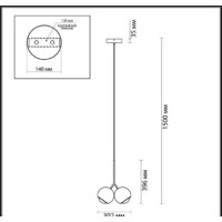Подвесная люстра Odeon Light Mia 4227/12LA