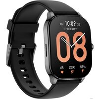 Умные часы Amazfit Pop 3S (черный, с силиконовым ремешком)