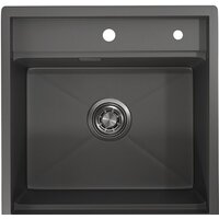 Кухонная мойка Granula KS-5051 (графит матовый)