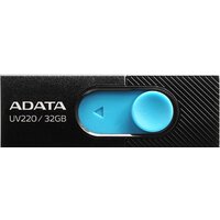 USB Flash ADATA UV220 32GB (черный/голубой)