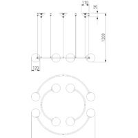 Подвесная люстра Bogate's Brook 360/8