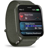 Умные часы Garmin Venu X1 (титановый/зеленый)