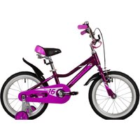 Детский велосипед Novatrack Novara 16 2022 165ANOVARA.VL22 (фиолетовый)
