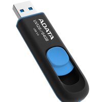 USB Flash ADATA DashDrive UV128 64GB (черный/синий)