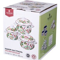 Набор кастрюль Agness 934-705