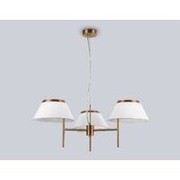 Подвесная люстра Ambrella LH72471/3 BS/WH (латунь/белый)